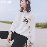 XUANKUメスwith Long Sleevedカシミアセーター刺繍花びらスリーブレジャールースall-match