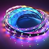 Yaqing Lighting 3.2ft/1m APA102 -C 36 LEDs/m 5050 RGB Individually Addressable Pixel Magic LED Strip