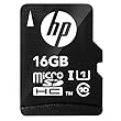 HP microSDHCカード 16GB UHS-I 対応 フルHD 高速ビデオ 単品 (最大読出スピード 80MB/s)バルク + 透明ケース (本体のみ、外包装なし、SDアダプターなし)HP16GBSMU1BPP