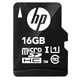 HP microSDHCカード 16GB UHS-I 対応 フルHD 高速ビデオ 単品 (最大読出スピード 80MB/s)バルク + 透明ケース (本体のみ、外包装なし、SDアダプターなし)HP16GBSMU1BPP