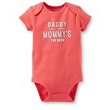 Carters Short Sleeve Bodysuit Daddy and I Agree Girl 3M by Carter's Seasonal [並行輸入品]