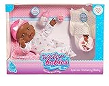 NEW! 16 Waterbabies 25th Anniversary - Special Delivery Baby Doll with Playset African American - Fe
