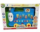Musical Animal Choo-Choo with Sound Light Music Blue [並行輸入品]