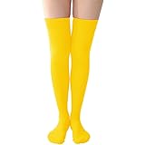 (シータ) si-taカラー ニーハイソックス 日本製 X09ｲｴﾛｰ