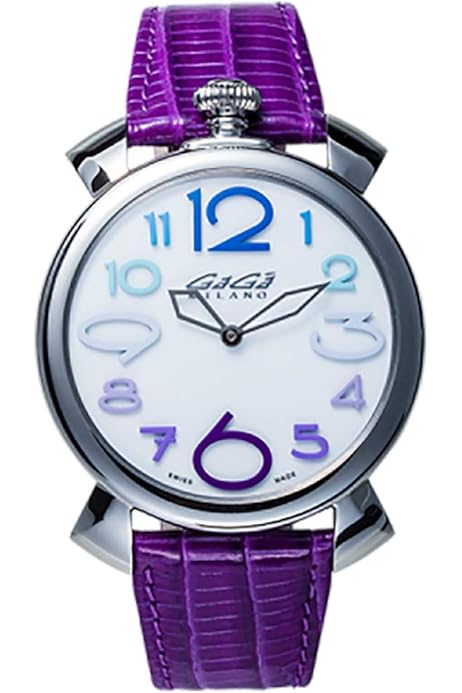 GaGa カジュアルレザーベルト時計 40MM 時計用 ベルト レザー ピンク ガガミラノ公式通販