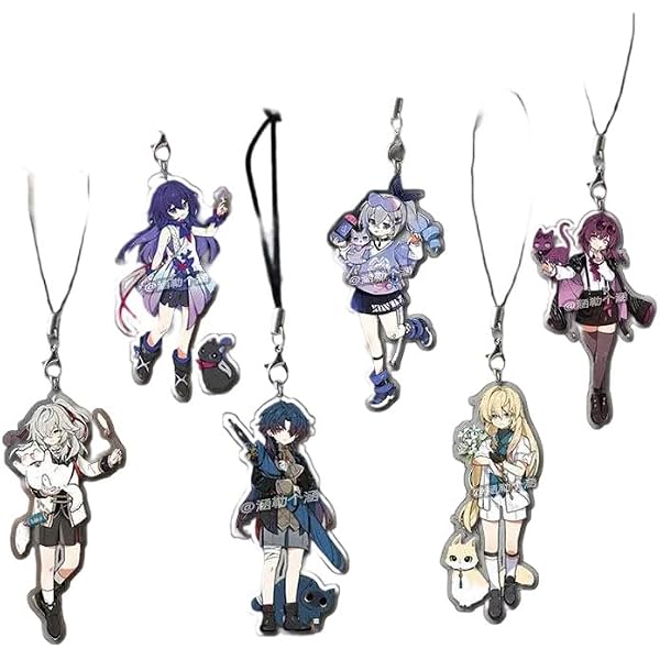 Amazon.co.jp: [Sinose] 崩壊スターレイル アクリル キーホルダー 6点