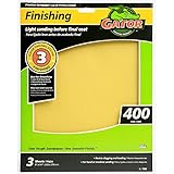 Gator Finishing 7268 400グリット酸化アルミ研磨シート3パック、9 " x 11 "
