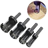 4pcs 6mm/10mm/13mm/16mm woodworking tenon plug cutters wood