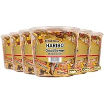 Amazon.co.jp: HARIBO ハリボー ミニゴールドベア バケツ 980g (100袋