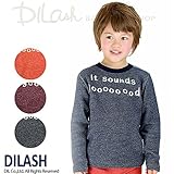 (ディラッシュ) DILASHデニム風裏毛ロゴトレーナー/秋 ベビー キッズ 男の子 140 パープル