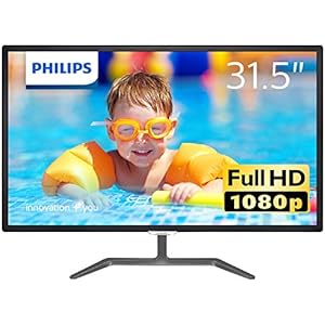 PHILIPSディスプレイ 31.5インチ のIPS Technologyパネル/HDMI/フルHD/フリッカーフリー/5年保証 323E7QDAB/11