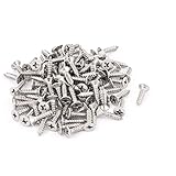 uxcell　セルフタッピングねじ　ファスナー　3.5mm x 16mm　皿頭クロスヘッド　100個入り