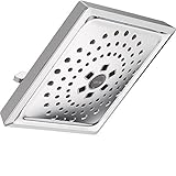 Delta Faucet 52684 Universal Showering Components with 3 Setting H2OKinetic Square Rain Can, Chrome 