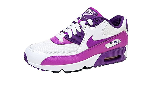 Amazon | NIKE AIR MAX 90 MESH GS WHITE/PURPLE ナイキ エア マックス90 メッシュ 白パープル 白紫  レディース キッズ 女性 (24.5cm) [並行輸入品] | NIKE(ナイキ) | シューズ＆バッグ