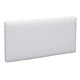 発泡スチロール ブロック 5"× 12"X 1-1/4"1/Pkg-ホワイト