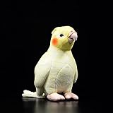 オカメインコ ぬいぐるみ 抱き枕 添い寝まくら 可愛い クッション 手作り おもちゃ もこもこ 柔らかい 横向き寝 昼寝 気持ちいい 一人暮らし ねむねむ バレンタイン お祝 癒し系 ペット イエロー かわいい お祝い 子供 人形 動物 リアル ギフ