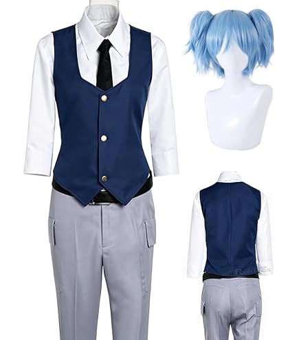 Amazon.co.jp: 暗殺教室 潮田渚 コスプレ衣装 セット, ベスト