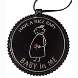 マタニティマークBABY in ME（ベイビーインミー）バッグチャーム ブラック