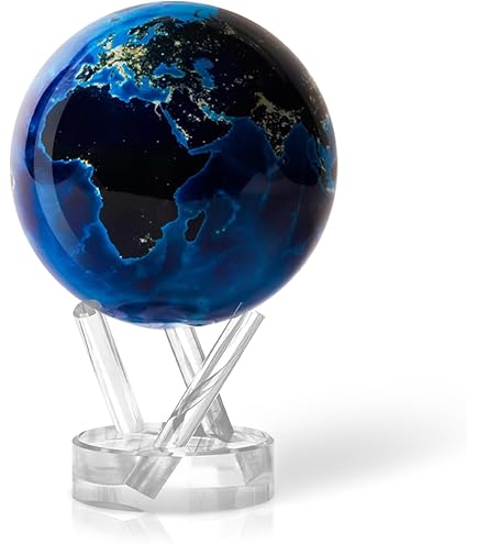 Amazon.co.jp: MOVA グローブ l 地球儀 l 世界地図シリーズ 青金 4.5