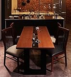 モダンアートデザインダイニング5点セット 木目×ブラックガラス 【テーブル(幅150cm)1＋チェア4】 (チェア：ホワイト4脚)