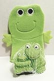 Sesame Street Baby Bath Frog Puppet Mitt and Two Rubber Frog Duckies [並行輸入品]