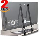 SmartMe TV & Furniture Safety Anti-Tip Anchors - 2 Straps | Only Metal Parts | - Durable, Heavy Duty