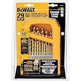 DEWALT DW1369 29-Piece Titanium Pilot-Point Drill Bit Set [並行輸入品]