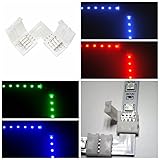 FVTLED SMD5050 4ピンRGB LEDテープライトLタイプコネクタ LEDストリップコーナージャンパー LEDテープと簡単接続 半田不要 使いやすい