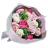 フレグランス シャボンフラワー ブーケフラワー 花束 FPP-806 (ピンク)