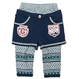 chocola(ショコラ) 薄手ミニ裏毛+天竺レイヤードパンツ 120cm/コン NO.CH-1521-32058