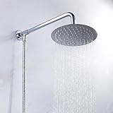 elfishjp シャワーヘッド オーバーヘッドシャワー ステンレス 高水圧 人気 降雨シャワーヘッド 節水 高水圧 超薄型 バス用品 取り付け簡単 快適なシャワー