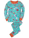 Hatley ハットレイ キッズ女の子 長袖パジャマ(総柄上下) 120cm マルチカラー 100%綿 PJAFIFI045