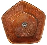 エジプトギフトショップPentagon Fire Burnt Copper Vesselバスルーム洗面所ペディキュアシンクボウルBasin
