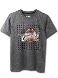 (NBA)エヌビーエー キッズ/ジュニア Cleveland Cavaliers "レブロン・ジェイムス" Tシャツ (ダークグレイ, キッズサイズ：XL) [並行輸入品]