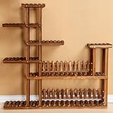 Plant shelf ソリッドウッドフラワーラックマルチレイヤープラント盆栽フレームバルコニー室内と屋外フラワーポットラック多機能ストレージラックストレージラック Flower racks