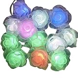Kurt Adler 20-Light Battery-Operated LED Color-Changing Rose Light Set [並行輸入品]