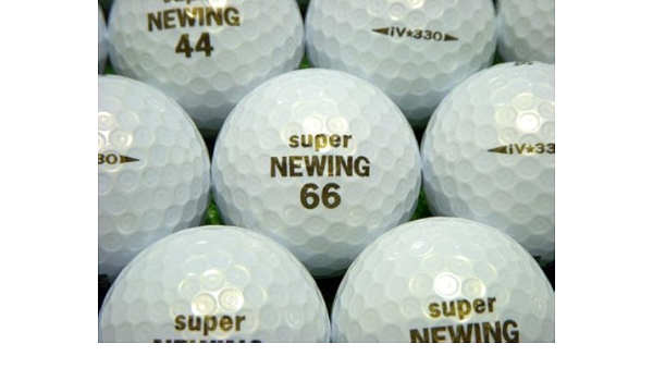 Amazon Abランク ロゴなし スーパーニューイング Iv330 パールホワイト 1個 ロストボール スーパーニューイング ゴルフボール
