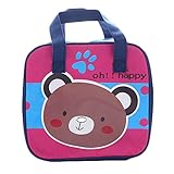 キッズ/学生のために漫画のクマのランチトートバッグ再利用可能なランチバッグ
