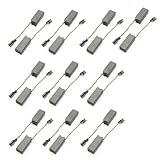 uxcell カーボンブラシ モーターカーボンブラシ シングルリード線 電動工具用 10ペア 20mm x 7mm x 6mm