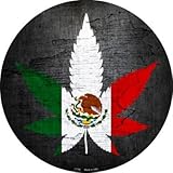 Mexicanポットノベルティメタル円形Sign c-752