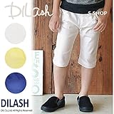 (ディラッシュ) DILASHウルトラパウダーストレッチデニムハーフパンツ（５．５分丈）/夏 90 オフホワイト