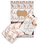 Milkbarn Newborn Keepsake Set - Rose Elephant [並行輸入品]