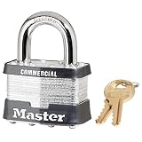 Master Lock 5KA 南京錠 同一鍵 A500 (6個パック)