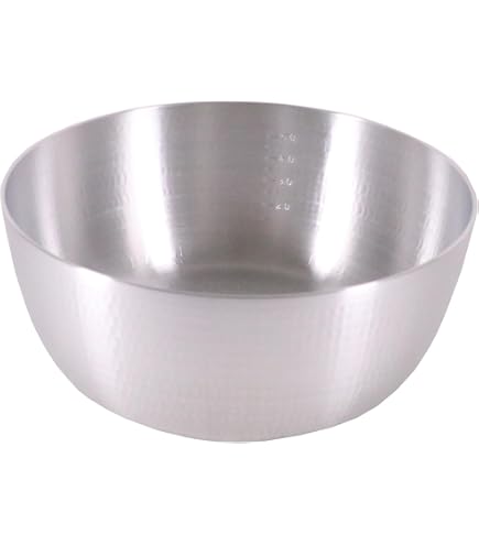 ★アカオアルミ　ヤットコ鍋サイズ5種類！ Amazon｜中尾アルミ製作所 ヤットコ鍋(目盛付) 18cm アルミ 1.8L 1個