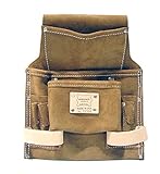 Heritage Leather 723SP 9-Pocket Split Leather Nail and Tool Bag [並行輸入品]