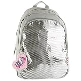 New Skechers Twinkle Toes Backpack Sequins Forever (Silver Star) [並行輸入品]