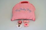 布玩具 ヘアアクセサリ- 布の着せかえバッグMy Baby Bag/ ベビーズヘアクリップセット おしゃれなギフトセット2個組み 知育