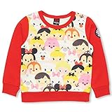 ベビードール ディズニー ツムツム 総柄トレーナー 子供服 DISNEYCollection 100cm レッド