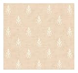 York Wallcoverings AD8181SMP Veranda Textured Fleur De Lis 8-Inch X 10-Inch Wallpaper Memo Sample [並