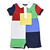 (ポロ ラルフローレン) Polo Ralph Lauren 320650436コットン ショート オール カバーオール ロンパース ベビー ポニー ポロ ギフト プレゼント 出産祝い (6M) [並